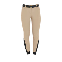 Equestro Women's Zedna Slim Fit Grip Breeches with logo
