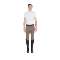 Equestro Men's Slim fit Full Grip Breeches