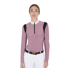 Equestro Women's Long Sleeve Competition Polo Shirt