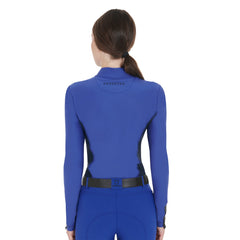 Equestro Women's Long Sleeve Technical Training Polo