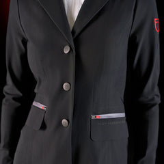 Equestro Women's Competition Jacket With Heat-sealed Seams