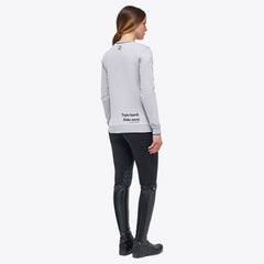 CT Women's Sweatshirt Crew Neck "Train Hard. Ride Easy" Cavalleria Toscana