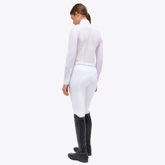 CT L/S Sheer Jacquard Jersey Competition Shirt w/Poplin Bib