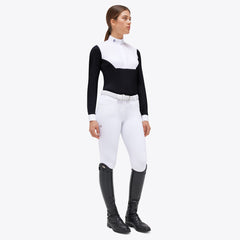 CT L/S Sheer Jacquard Jersey Competition Shirt w/Poplin Bib