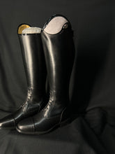 Tricolore Salentino 02 Custom Boots Smooth Black Glitter Pink Top