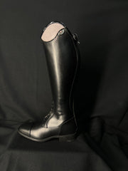 Tricolore Salentino 02 Custom Boots Smooth Black Glitter Pink Top