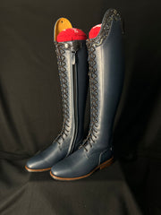 DeNiro Tintoretto Custom Dressage Boots Wrat Blu Oceano & Infinito Sky