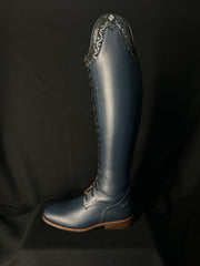 DeNiro Tintoretto Custom Dressage Boots Wrat Blu Oceano & Infinito Sky