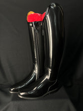 DeNiro Bellini Custom Dressage Boots Brushed Black w/ Patent - In Stock