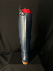DeNiro Bellini Custom Dressage Boots Wrat Blu Oceano & Infinito Sky - In Stock
