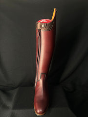 DeNiro Raffaello Custom Dressage Boots Wrat Mosto with Buongiorno Brown