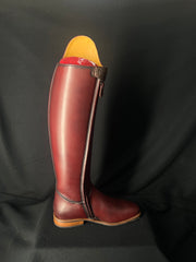 DeNiro Raffaello Custom Dressage Boots Wrat Mosto with Buongiorno Brown