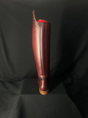 DeNiro Raffaello Custom Dressage Boots Wrat Mosto with Buongiorno Brown
