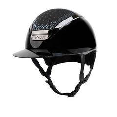 KASK Star Lady Pure Shine Black-Black Crystals In-Out Blue Montana