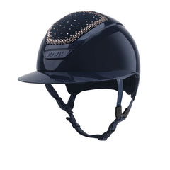 KASK Star Lady Pure Shine Navy-Navy Crystals In-Out Vintage Rose
