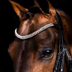 Lumiere 'Madeline' Luxury Leather Bridle (Double) (Includes Reins)