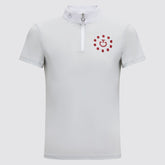 CT S/S Jersey Competition Zip Polo w/ Glitter Print