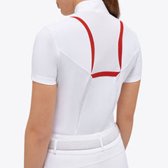 CT Womens Revo 3-D Jersey Mesh S/S Zip Competition Polo