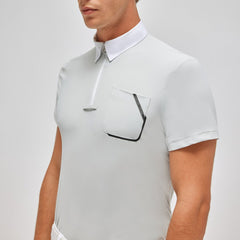 CT Jersey S/S Competition Zip Polo with Pocket
