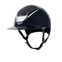 KASK Star Lady Pure Shine Navy-Silver Crystals Riviera Diamond