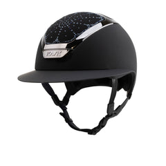 KASK Star Lady Chrome Black-Black Crystals Riviera Blue Montana Mix