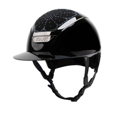 KASK Star Lady Pure Shine Black-Black Crystals Riviera Blue Montana Mix