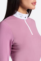 Rider's Gene Women's Long-Sleeve Micro-Perforated Jersey Competition Zip Shirt