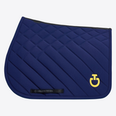Cavalleria Toscana Jumping Saddle Pad with Diamond and Line Quilting