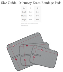 Lemieux Memory Foam Bandage Pads