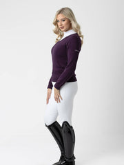 LeMieux Drytex Waterproof Breeches Knee Grip White