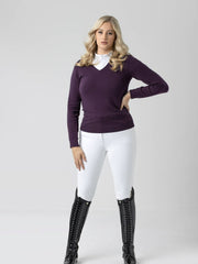 LeMieux Drytex Waterproof Breeches Knee Grip White