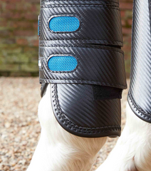 PEI Air Cooled Super Lite Carbon Tech Eventing/Racing Boots Black Front