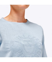 CT Jacquard CT Orbit Merinos Blend Boat Neck Sweater