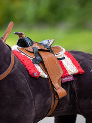LeMieux Toy Pony Western Pad Red