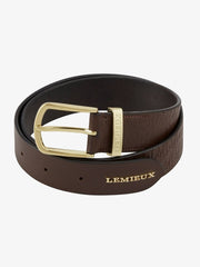 LeMieux Debossed Leather Belt