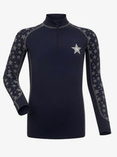LeMieux Mini Reflective Print Base Layer Indigo