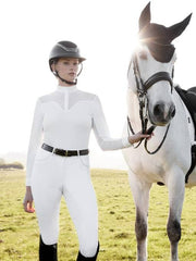 LeMieux Emily Long Sleeve Show Shirt White