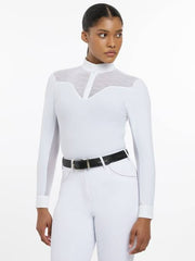 LeMieux Emily Long Sleeve Show Shirt White