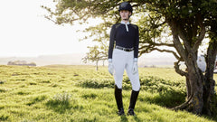 LeMieux Camille Long Sleeve Show Shirt Navy