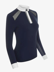 LeMieux Camille Long Sleeve Show Shirt Navy