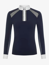 LeMieux Camille Long Sleeve Show Shirt Navy