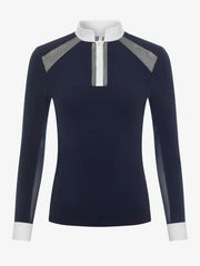 LeMieux Camille Long Sleeve Show Shirt Navy