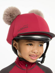 LeMieux Mini Double Pom Hat Silk