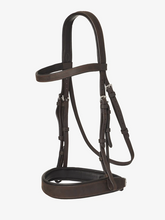 LeMieux Flat Hunter Bridle with Laced Reins