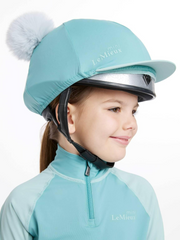 LeMieux Mini Double Pom Hat Silk SS25