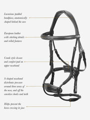 LeMieux Kudos Clear Arc Bridle