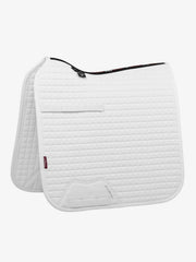 LeMieux Cotton Dressage Square White (Long Strap)