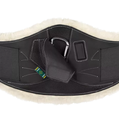 Devoucoux Makila girth with artificial sheepskin lining