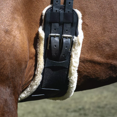 Devoucoux Makila girth with artificial sheepskin lining