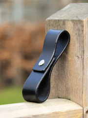 LeMieux Yard Headcollar Leather Component 2 pk Black